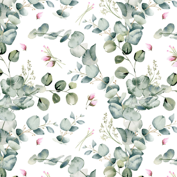 Bohemian Watercolor Leaves Quilt Cover Set - Serene Petals - Adore India