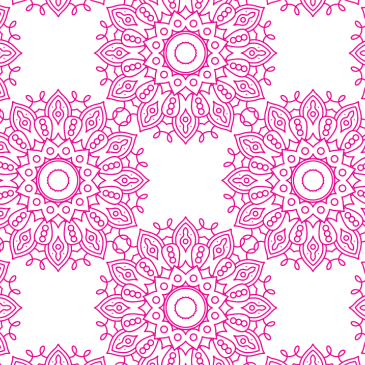 Bohemian Mandala Pink Chakra Quilt Cover Set King Size - Adore India