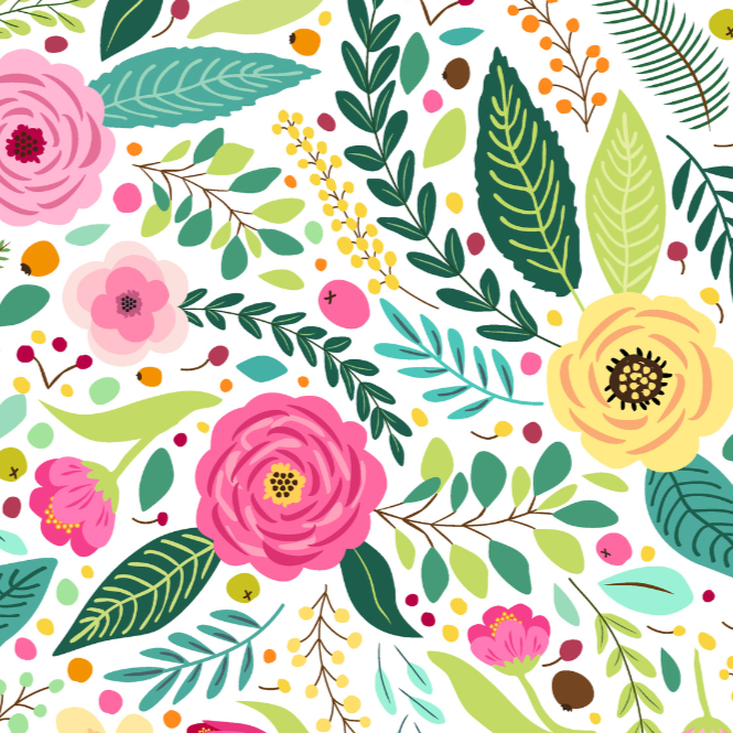 Bohemian Floral Bliss Quilt Cover Set- King Size - Adore India