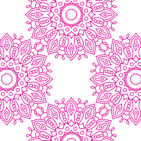 Bohemian Mandala Pink Chakra Quilt Cover Set - Adore India