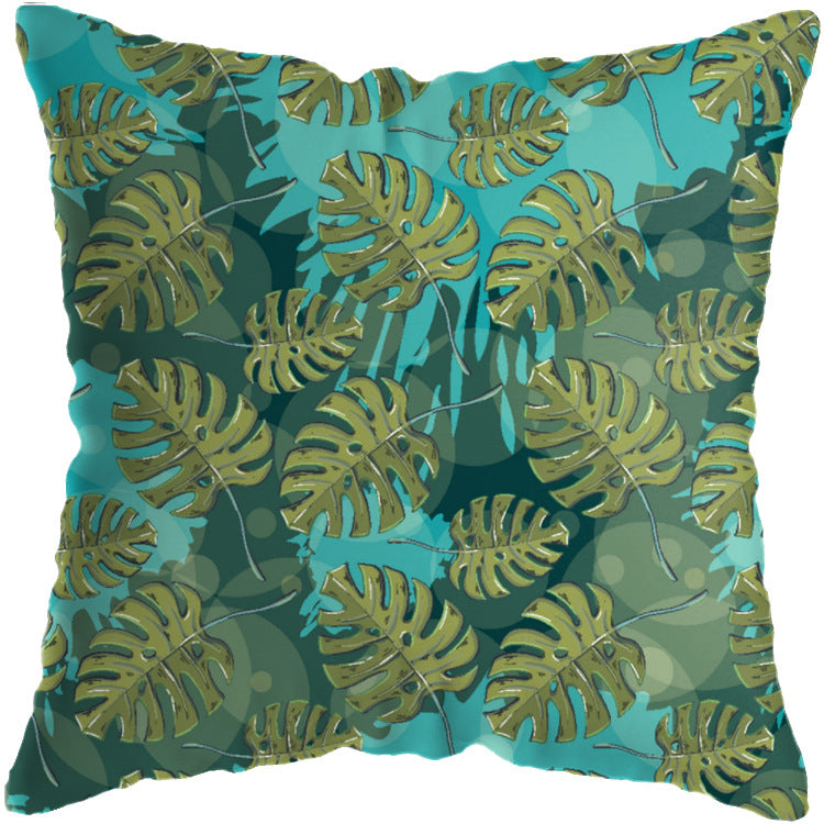 Colourful Tropical Plant Cushion Cover - Adore India