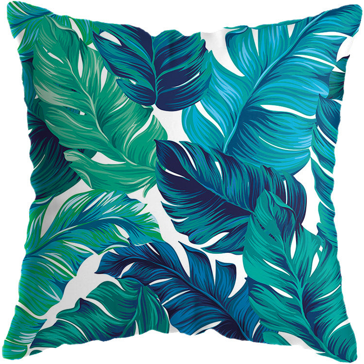 Colourful Tropical Plant Cushion Cover - Adore India