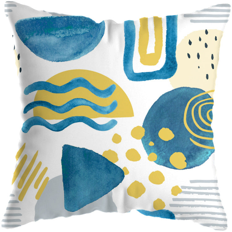 Colourful Tropical Plant Cushion Cover - Adore India
