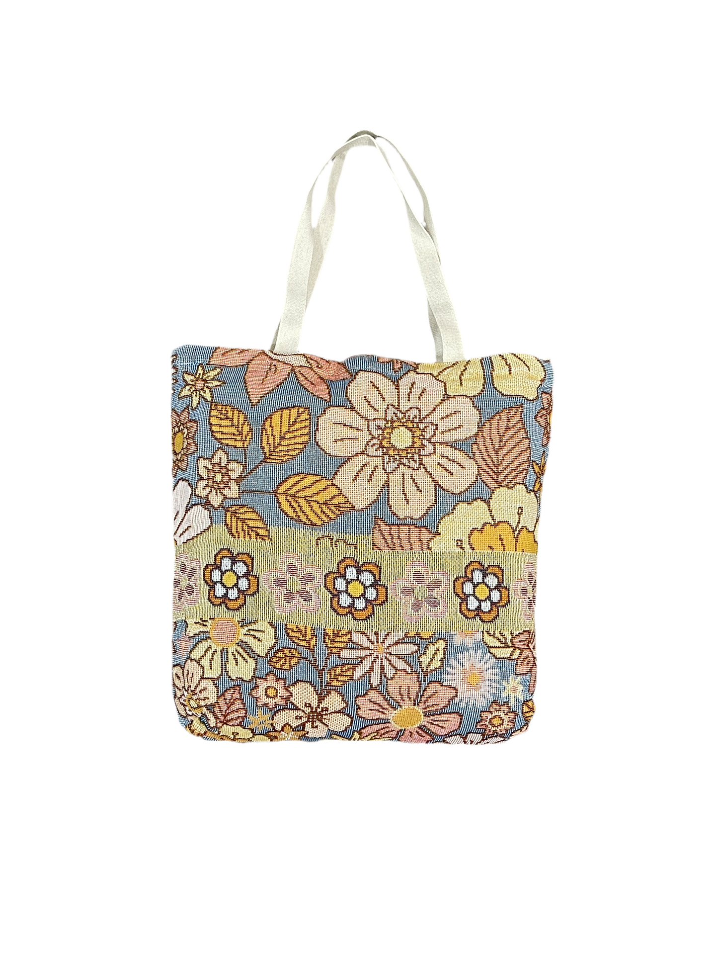 Blossom Elegance Cotton Reversible Tapestry Picnic Throw - Adore India