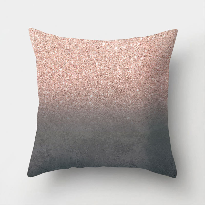 Abstract Leather Velvet Pillowcase Sofa Cushion Cover - Adore India
