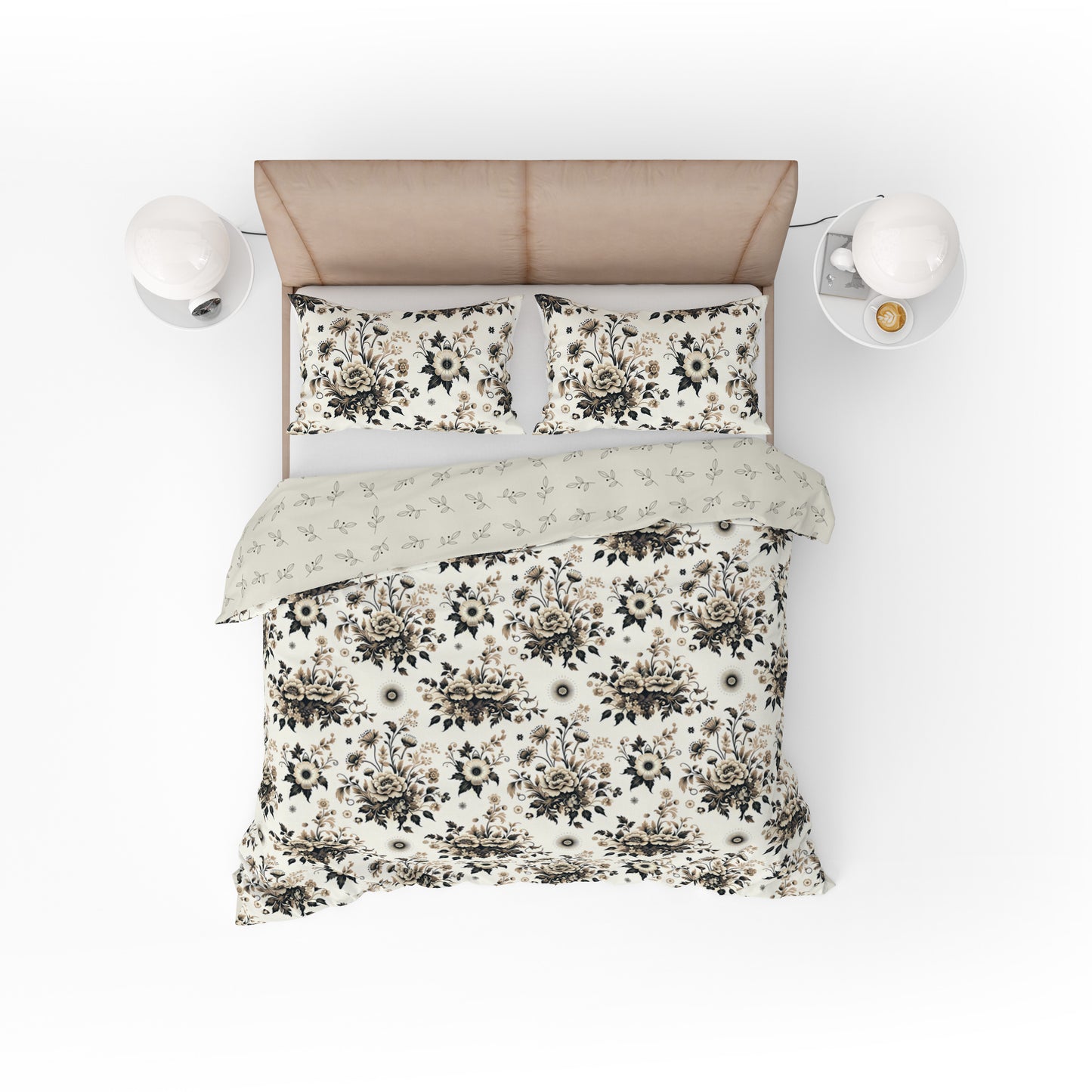 Bohemian Vintage Retro Floral Cotton Reversible Quilt Cover Set - Adore India