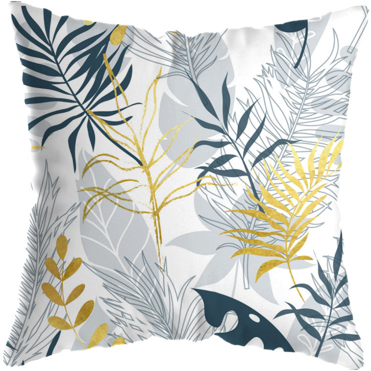 Colourful Tropical Plant Cushion Cover - Adore India