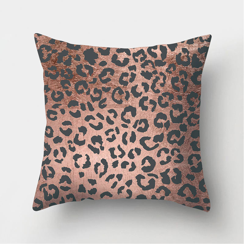 Abstract Leather Velvet Pillowcase Sofa Cushion Cover - Adore India