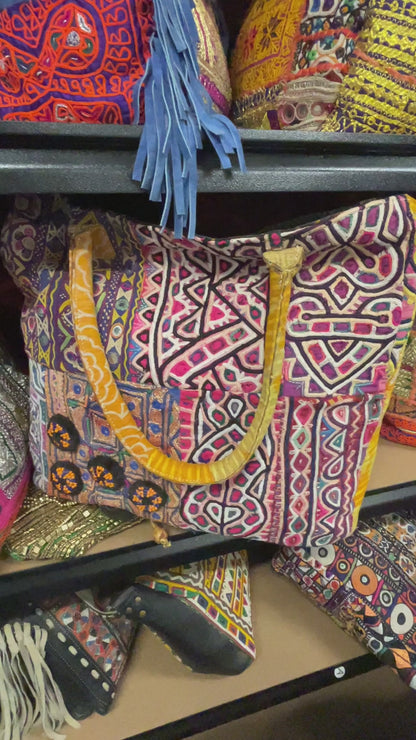 Bohemian Banjara Heavy Hand Embroidered Bags Wholesale Lot- 30 Pcs