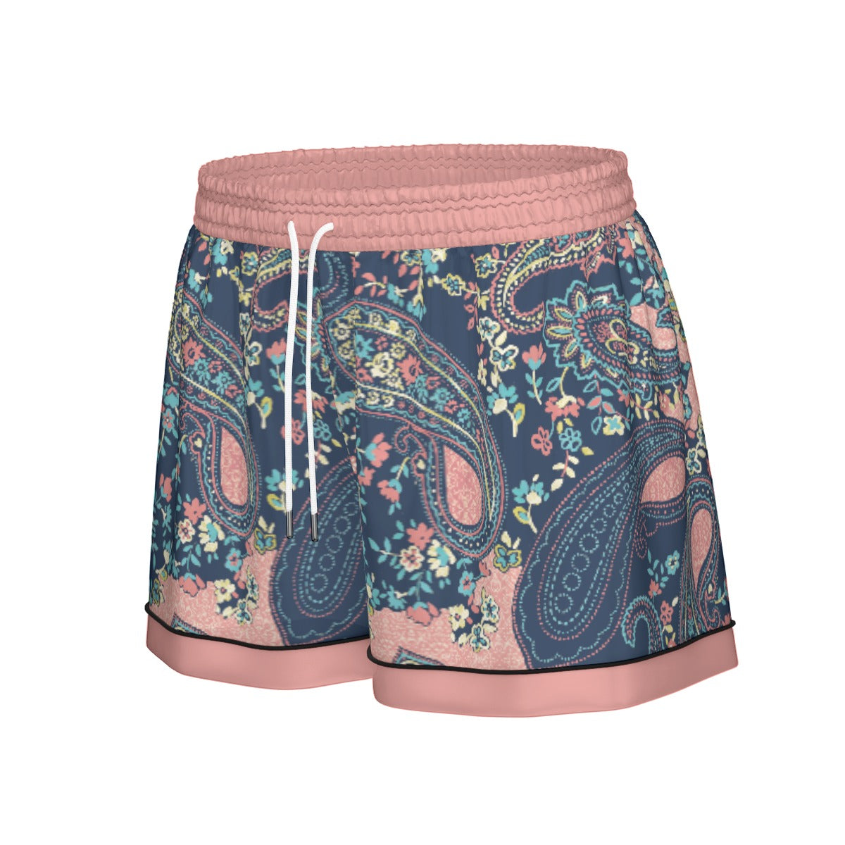 Bohemian Paisley Elegance Women's Silky Sleepwear Set - Adore India