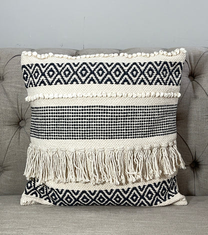 Boho Cotton Tufted Handmade Cushion Covers- 45cm