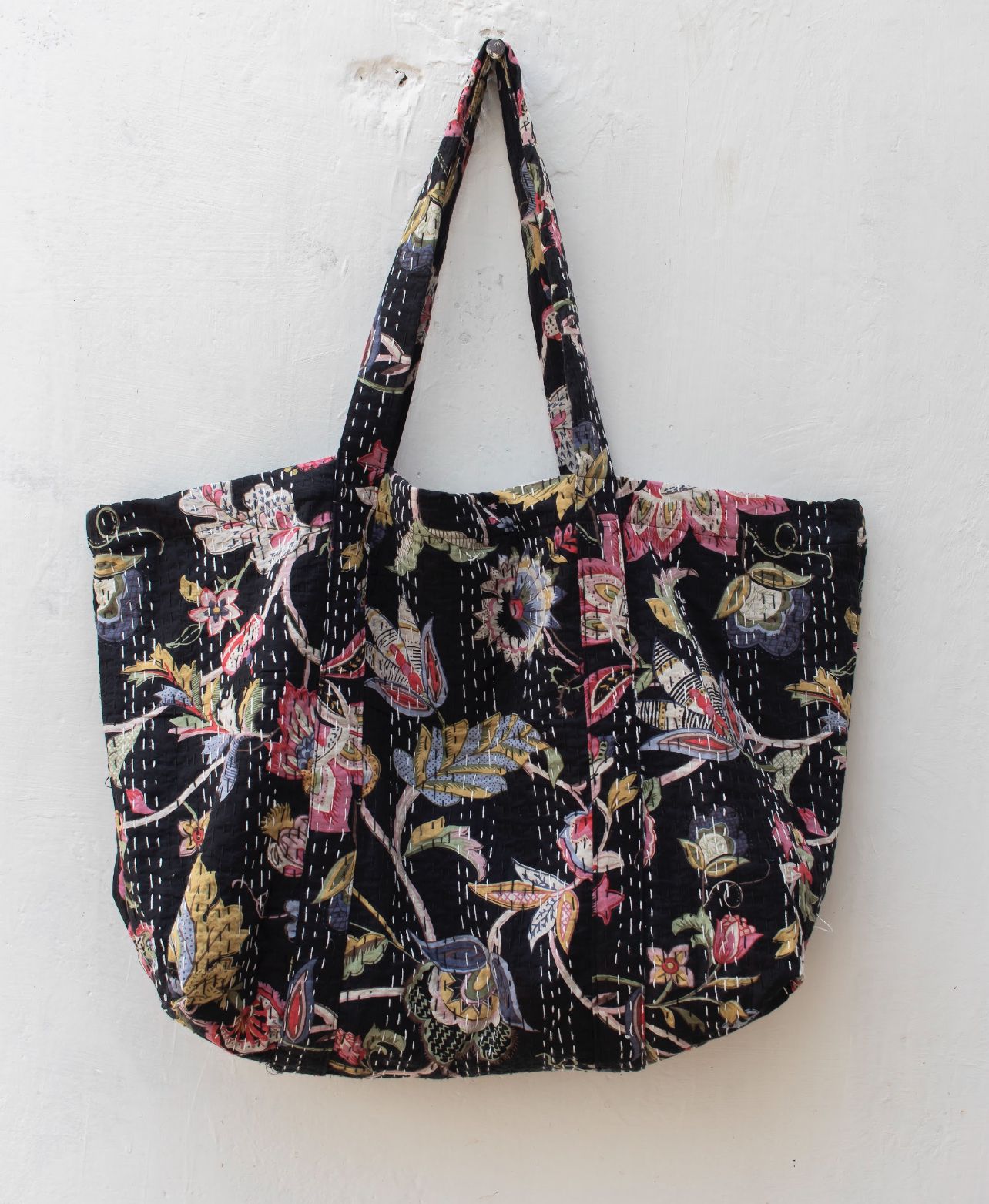 Handmade Kantha Quilt Bohemian Tote Bags - Adore India   