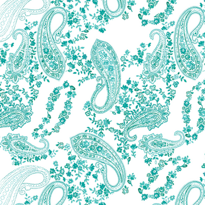 Turquoise Paisley - Elegance Meets Drama for a Chic Bedroom Upgrade