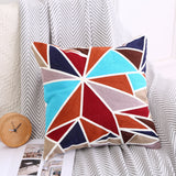 Nordic Bohemian Geometrical Full Embroidered Cushion Cover