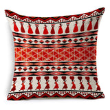 Ethnic Stripe Bohemian Linen Cotton Cushion Cover