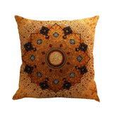 Mandala Bohemian Geometric Pattern Linen Cushion Pillowcase Home Decor