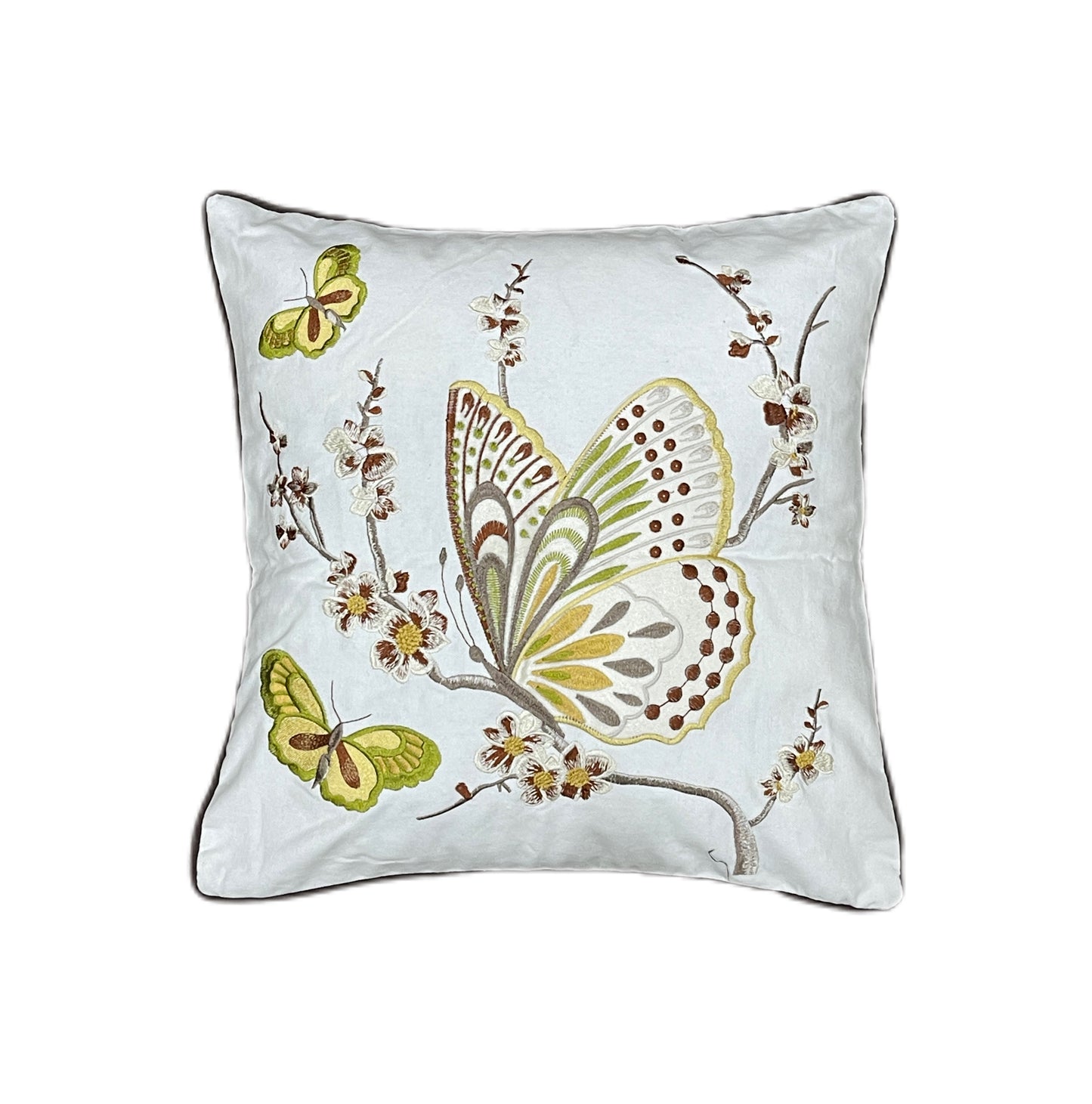 Geometrical Floral Boho Cotton Tufted Cushion Cover - Adore India   