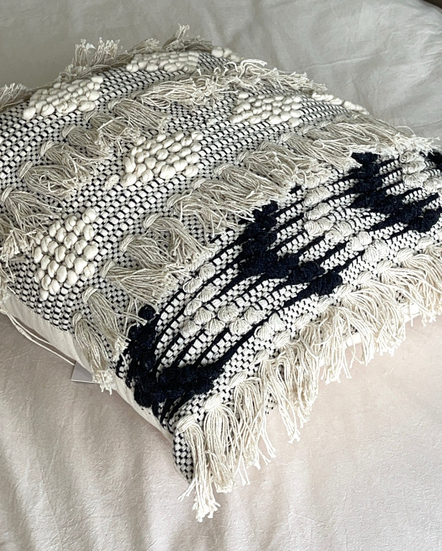 Boho Cotton Tufted Handmade Cushion Covers- 45cm