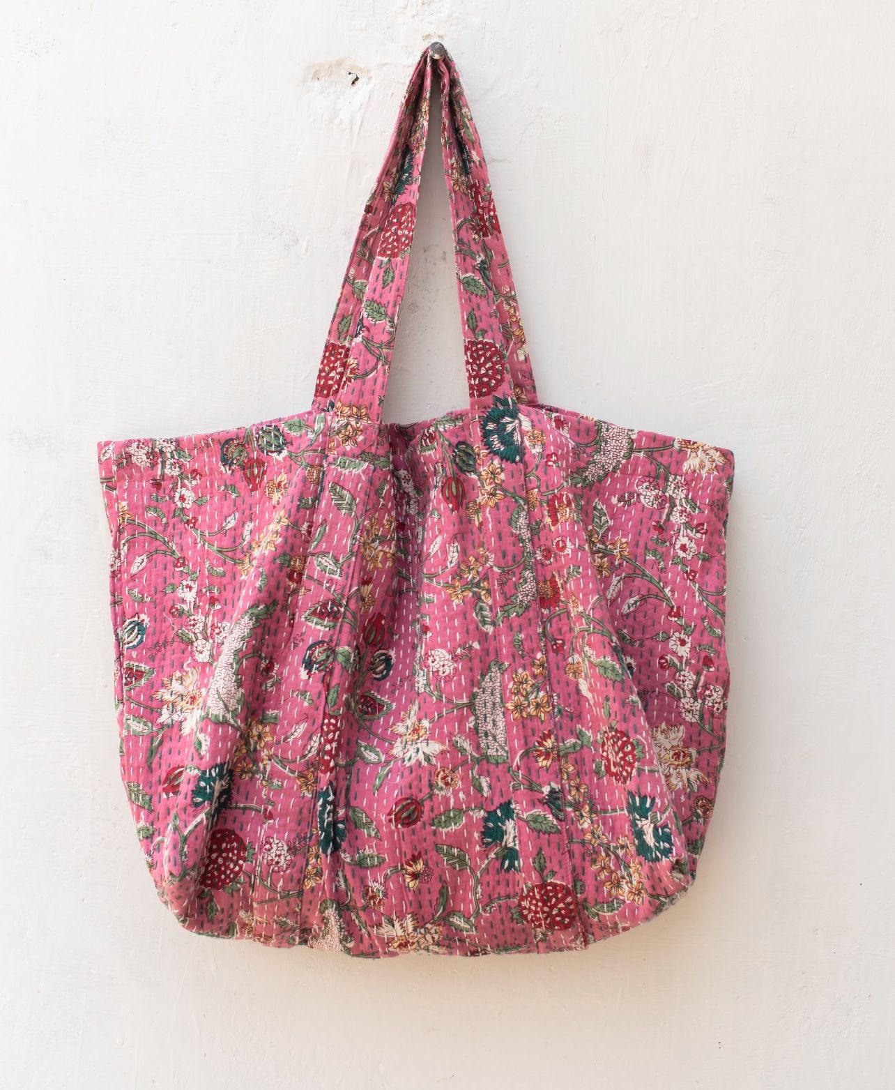 Handmade Kantha Quilt Bohemian Tote Bags - Adore India   