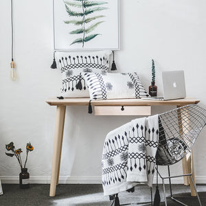 Nordic Casual Moroccan Knitted Blanket Throw