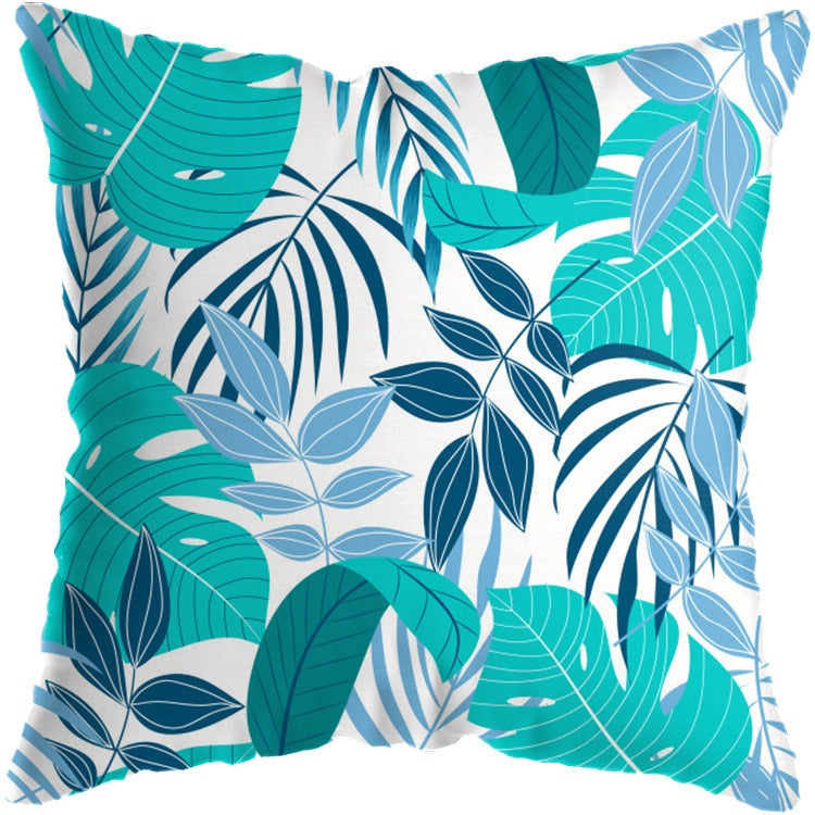 Colourful Tropical Plant Cushion Cover