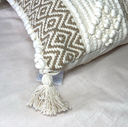 Boho Cotton Tufted Handmade Cushion Covers- 45cm