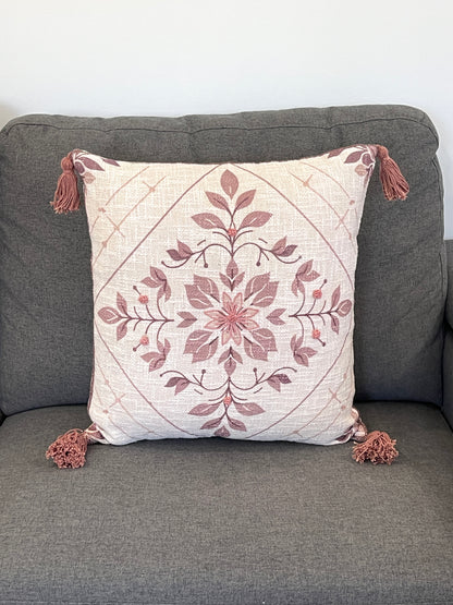 Bohemian Printed Embroidered Cotton Bedding Couch Throws