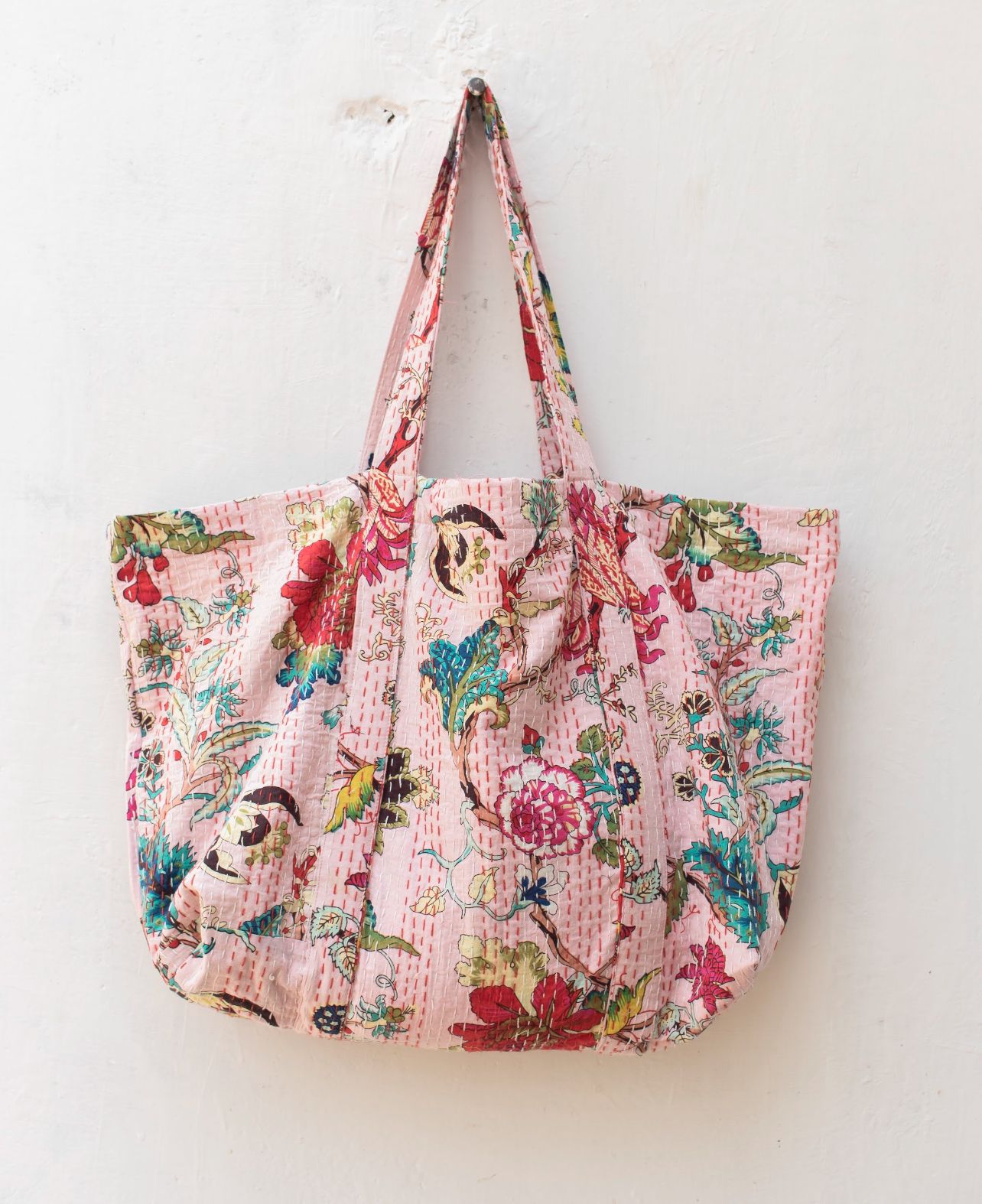 Handmade Kantha Quilt Bohemian Tote Bags - Adore India   