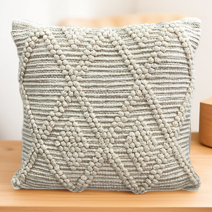 Boho Cotton Tufted Handmade Cushion Covers- 45cm