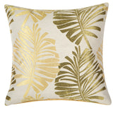 Leaf Linen Printed Home Decoration Cushion Cover