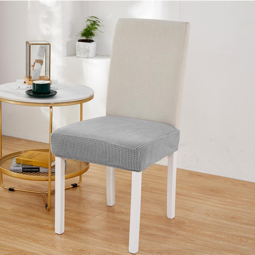 Color Light Gray 2 Stretchable Chair Protector Cover