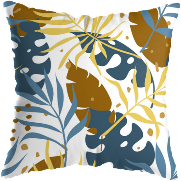 Colourful Tropical Plant Cushion Cover