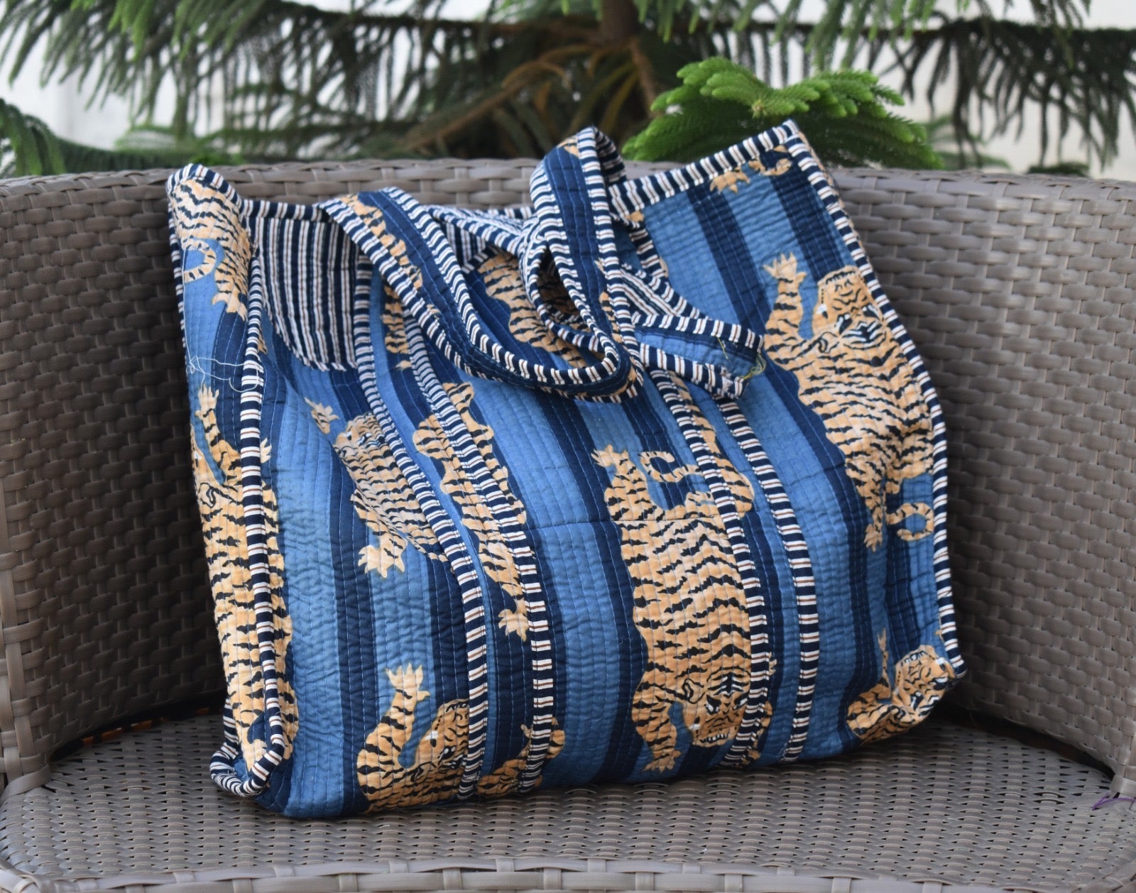 Handmade Quilted Bohemian Tote Bags - Adore India   