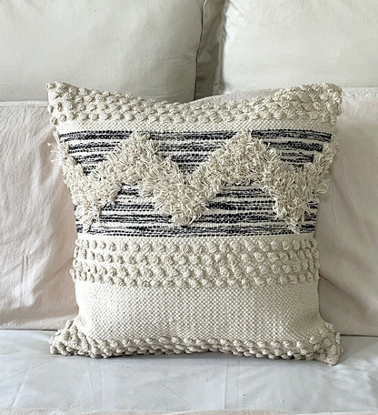 Boho Cotton Tufted Handmade Cushion Covers- 45cm