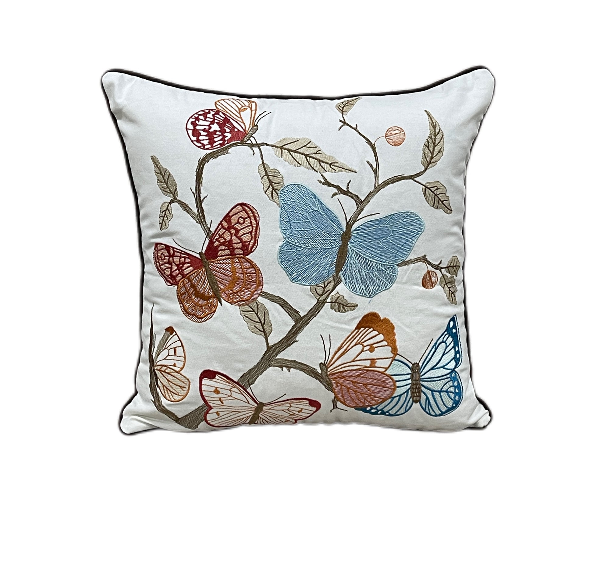 Geometrical Floral Boho Cotton Tufted Cushion Cover - Adore India   