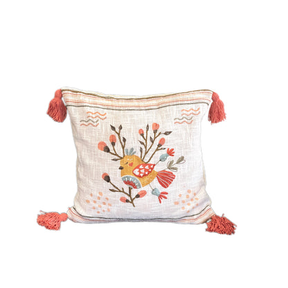 Bohemian Printed Embroidered Cotton Bedding Couch Throws - Adore India   