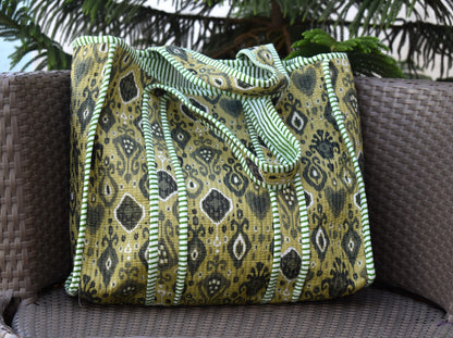 Handmade Quilted Bohemian Tote Bags - Adore India   