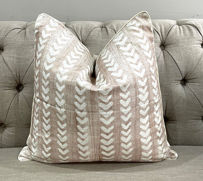 Vintage Brown Geometrical 3 Pcs Cushion Lumbar Pillow Set