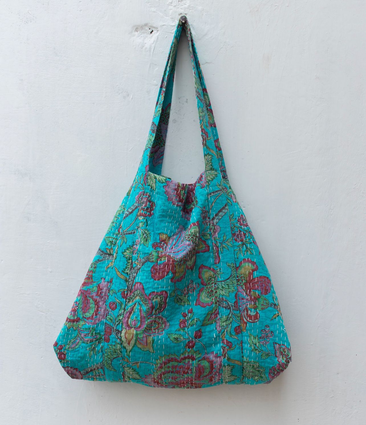 Handmade Kantha Quilt Bohemian Tote Bags - Adore India   