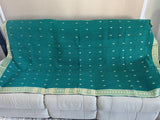 Handmade Indian Vintage Cotton Reversible Kantha Quilt Bedspread Throw- Anju
