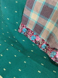 Handmade Indian Vintage Cotton Reversible Kantha Quilt Bedspread Throw- Anju