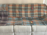 Indian Handmade Cotton Reversible Vintage Kantha Quilt Bedspread Throw- Rama