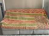 Indian Handmade Reversible Vintage Kantha Quilt Bedspread Reema