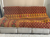 Indian Handmade Reversible Vintage Kantha Quilt Meera