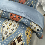 Bohemian Royal Cotton 3 Piece Bedspread Embroidery Bedding Set