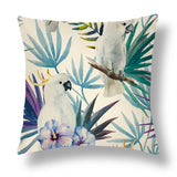 Tropical Colourful Linen Throw Pillow Case Cushion Cover