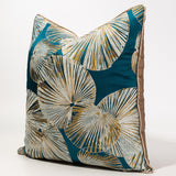 Bohemian Lotus Leaf Minimalist Back Cushion Cover