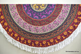 WOH Mandala Beach Round Throw- Wheel Of Happiness