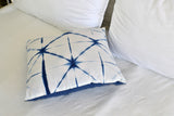 Hand Made Indigo Tie and Dye Orion Cushion Cover 40cms