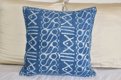 Block Print Heavy Cotton Dari Cushion Cover 65x65cm- IB65-11 - Adore India   